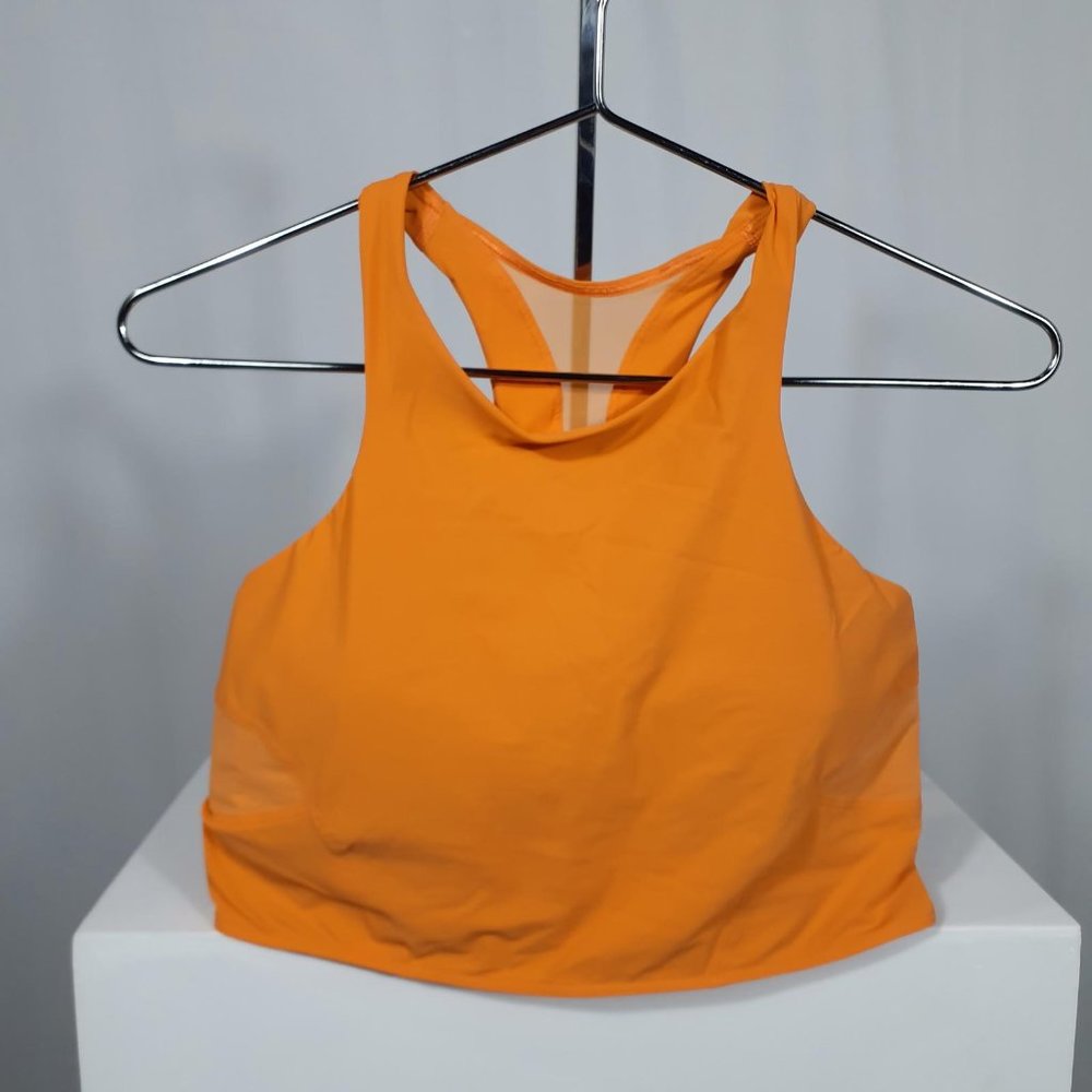 Lululemon Mesh-Back Sweat-Wicking Fabric Training Bra Size 12 - Picture 2 of 5
